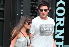 Lea Michele and Cory Monteith Only Have Eyes For Each Other On Lunch Date In LA