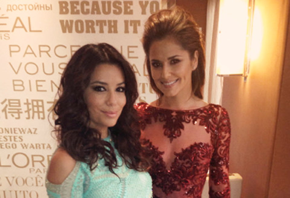 Eva Longoria Tweets Snap Of 'Twin Sister' Cheryl Cole At Cannes